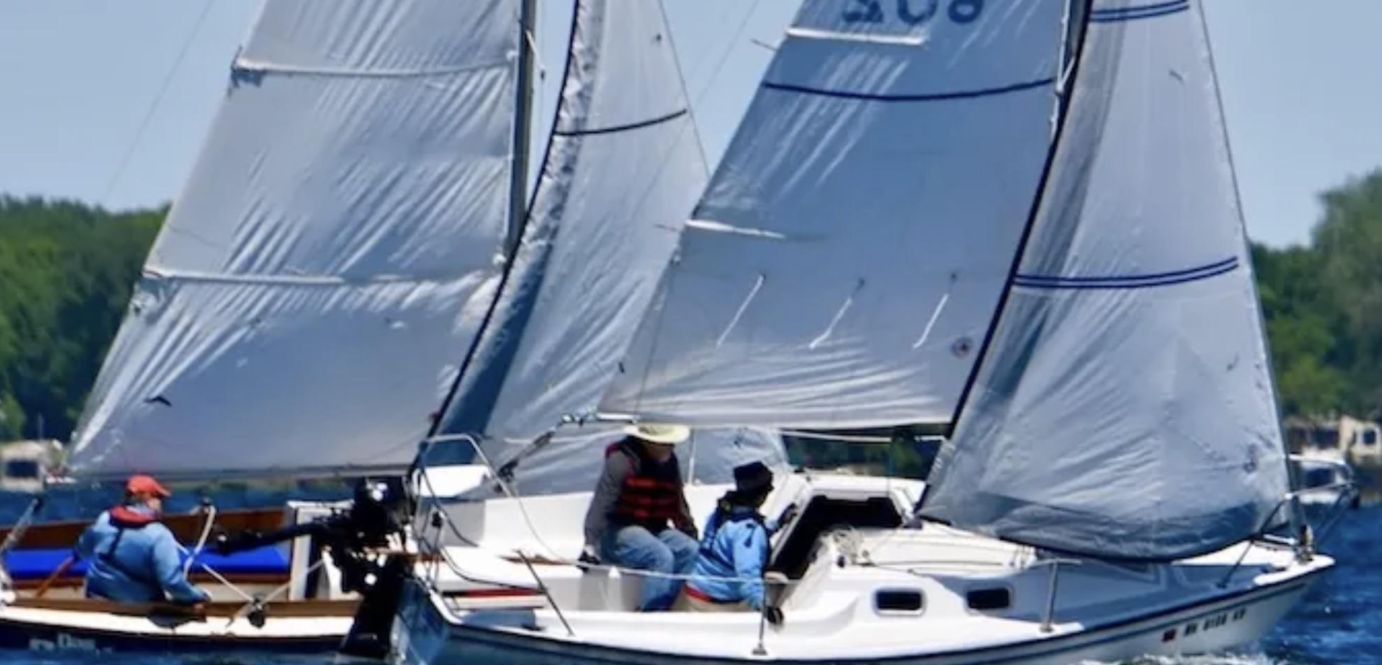 Black Bear Yacht Racing Association on White Bear Lake